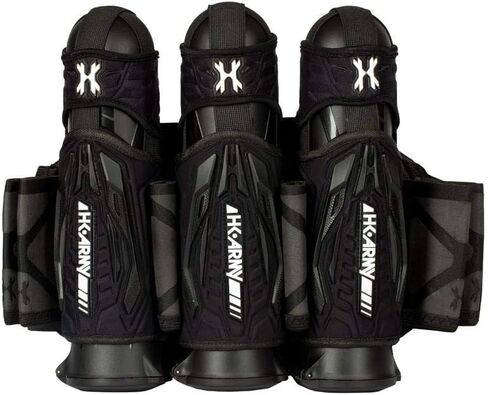 HK Army Zero G 2.0 Paintball Harness 3+2 Pod Pack - أسود/أسود in Saudi Arabia