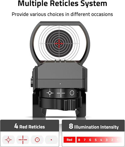 CVLIFE FoxSpook قابلة للشحن منظر نقطة حمراء 1x22x33 مللي متر مشاهد كرات الطلاء للسكك الحديدية Picatinny in Kuwait