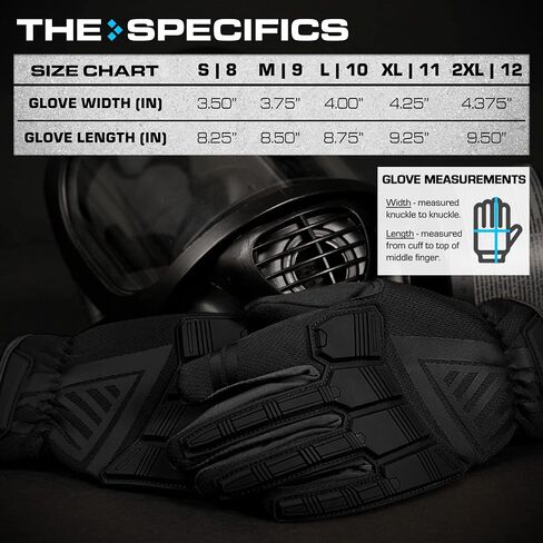 Glove Station Impulse Guard Tactical Gloves for Men - Touch Screen Gloves Ideal for Sports & Outdoors, Motorcycle and Hunting in Saudi Arabia