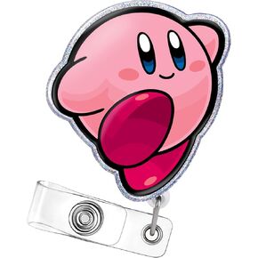 Akkya Badge Reel Holder Retractable with ID Clip for Nurse Nursing Name Tag Card Cute Cartoon Nursing Student Teacher Doctor RN LPN Medical Assistant Alligator Clip Present