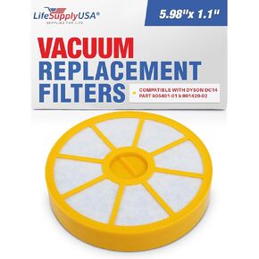 LifeSupplyUSA Vacuum Filter Replacement Compatible with Dyson DC14 Compatible with 905401-01 & 901420-02