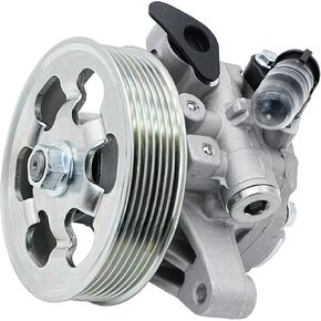 Power Steering Pump with Pulley Compatible for 2006 2007 2008 2009 2010 2011 Honda Civic 1.8L Engine, Power Assist Pump for Repalces# 21-5456, 55-5822, 56110-RNAA01