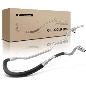A-Premium Inlet Driver Side Engine Oil Cooler Line Hose Assembly Compatible with Chevrolet Tahoe GMC Yukon C1500 C2500 K1500 K2500 Suburban V8 6.5L