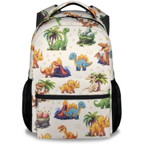 Dinosaur Backpack for Boys Girls, School Backpack for Kids, 17 Inch Kids Bookbag for Elementary Middle School, Funny, Colorful Durable Girls Dinosaur Backpacks
