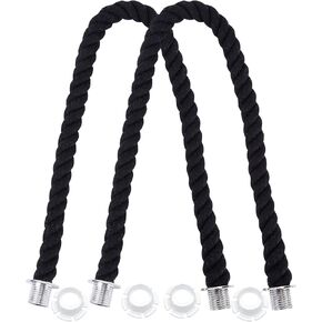 GORGECRAFT 25.2 Inch Practical Rope Handle with Canvas Insert Handbag Strap Bag Braided Band Repair Replacements for Female Handbag Canvas Tote Purse Practical Accessories, Light Goldenrod Yellow