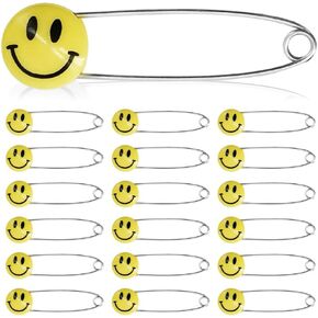 50 PCS Safety Pin 53mm/2.1in Baby Diaper Pins for Cloth Plastic Head Baby Pins for Diapers Stainless Steel Cloth Pins with Locking Closures Nappy Pins for Crafts（XL/Pink）
