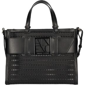 A | X ARMANI EXCHANGE Susy Big Mesh Tote, Black