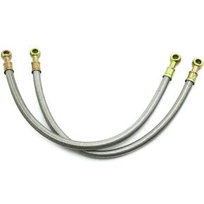 DJ-Motor 10mm/10mm Banjo Bolt 500mm Length Braided Oil Cooler Hose For GPX 150cc 160cc YX 150cc 160cc Piranha 160cc YX 160cc ZS 155cc Motors