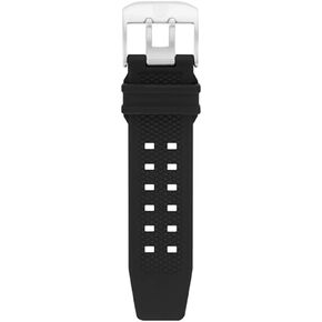 Luminox Men's Black 3500 Navy SEAL Trident Series 22mm Polyurethane Watch Extender Watch Band