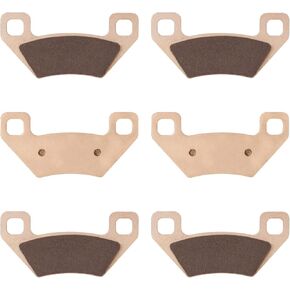 Youxmoto Sintered Brake Pads fit for ARCTIC CAT 250 300 350 4x4 Auto 400 Core 425i 450i/ 550 TRV/ 650/ Prowler HDX 700, Front and Rear Brake Pads fit for KYMCO, 3 Sets, replace for 1436-420, 2502-578