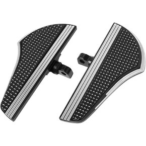 Motorcycle Floorboards CNC Male Mount Foot Pegs For Harley Touring Softail, White