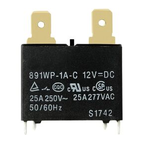 891WP-1A-C-12VDC Water Heater Air Conditioner Power Relay