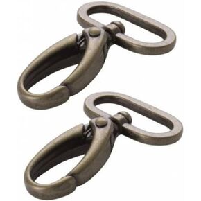 BYANNIE Swivel Hook 1in Antique Brass 2 pcs Hardware