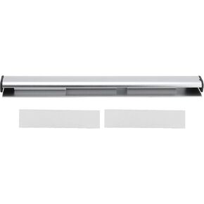 Check Rack, Foodservice Anodized Aluminum Slide Metalcraft Finish Ticket Display Rail Magnetic Note Bill Clip Desk Receipt Order Holder Tab Grabber for Restaurant Cafes Pubs Bars Picture Photo(30cm)
