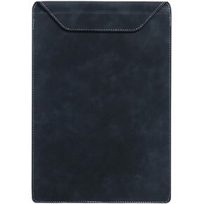 A4 Leather Clipboard Folder, Binder clipboard A4 Clip File, Leather Portfolio for Men and Women, Business Portfolio Binder, with Pen Holder A4 File& Document Sleeve, Notepad Clipboard