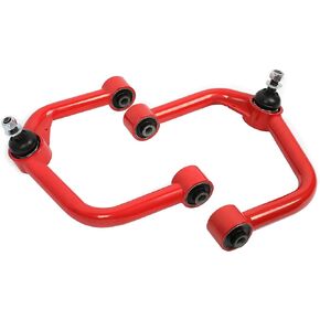KUAFU Front Upper Control Arms Compatible with 2004-2008 Ford F150 4WD FX-4 Lincoln Mark LT 4WD Suspension Adjustable 0-4" Leveling Lift Kits with Ball Joints Pair Black