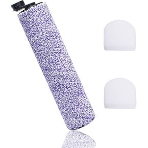 Replacement Brush Roll and Foam Filter for Shark HydroVac AW201 WD101 WD201 WD100 WD200 Corded and Cordless XL 3-in-1 Vacuum Cleaners, for Shark Vacmop Replacement Pads & Hydrovac Cleaning Solution