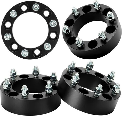 6X5.5 Wheel Adapters, 1" 6x139.7 M12x1.5 Studs 108mm Bore Forged 6 Lug Wheel Spacers for 1989-2022 4Runner, Land FJ Cruiser 4PCS in Saudi Arabia