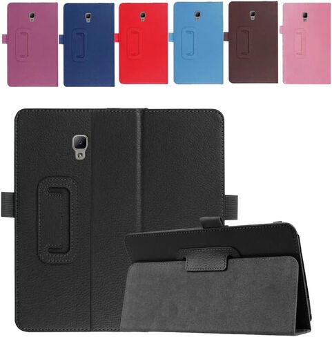 غطاء تابلت لهاتف سامسونج جالاكسي تاب A 8.0 SM-T380 SM-T385C (إصدار 2017)، حافظة جلدية رفيعة للغاية وخفيفة الوزن بحامل قابل للطي لهاتف سامسونج جالاكسي تاب A 8.0 2017 T380 T385 8 بوصة (عين كبيرة) in Kuwait