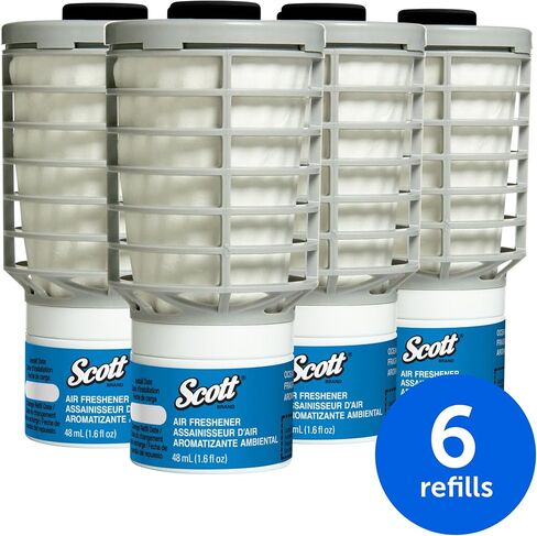 Scott Essential Air Freshener Refill (91072), Ocean, Automatic / Continuous Release, 6 Refills / Case in Saudi Arabia