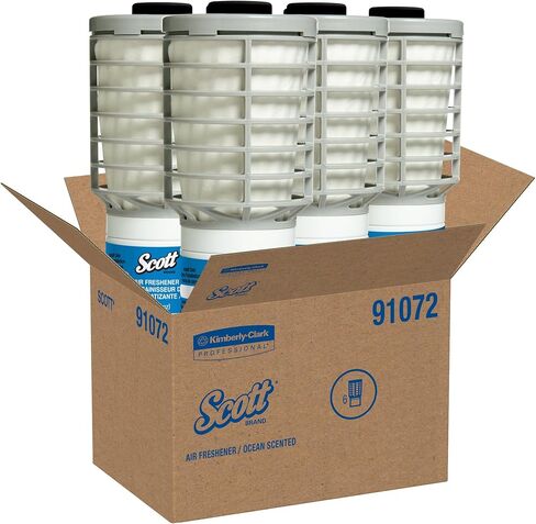 Scott Essential Air Freshener Refill (91072), Ocean, Automatic / Continuous Release, 6 Refills / Case in Saudi Arabia