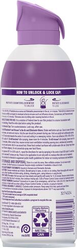 Lysol Air Sanitizer Spray, For Air Sanitization and Odor Elimination, Lavender Sky Scent, 10 Fl. Oz (Pack of 3) in Saudi Arabia