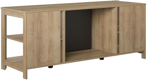 Ameriwood Home Melville Electric Fireplace Console TV Stand for TVs up to 65", Espresso in Kuwait