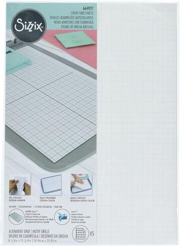 ملاءات شبكية لاصقة من Sizzix Sizzx مقاس 8 1/4 بوصة × 11 5/8 بوصة 5 قطع | 664927 | الفصل 3 2022 متعدد الألوان in Saudi Arabia