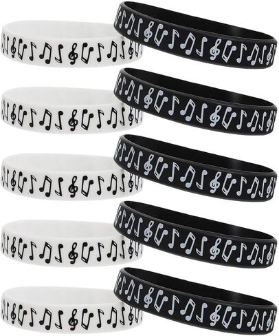 iplusmile 10 قطع أساور معصم من السيليكون، أساور مقاومة للتمزق قابلة لإعادة التدوير، أساور معصم قابلة للتمدد للجنسين لمناسبات يوم الاستقلال وحفلات المهرجانات in Kuwait