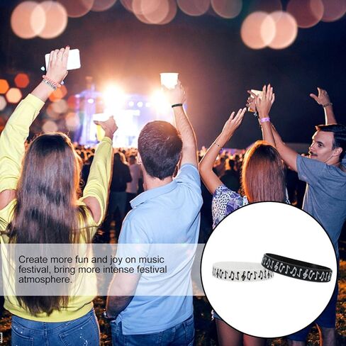 iplusmile 10 قطع أساور معصم من السيليكون، أساور مقاومة للتمزق قابلة لإعادة التدوير، أساور معصم قابلة للتمدد للجنسين لمناسبات يوم الاستقلال وحفلات المهرجانات in Kuwait