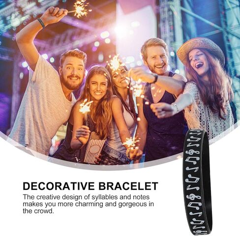 iplusmile 10 قطع أساور معصم من السيليكون، أساور مقاومة للتمزق قابلة لإعادة التدوير، أساور معصم قابلة للتمدد للجنسين لمناسبات يوم الاستقلال وحفلات المهرجانات in Kuwait