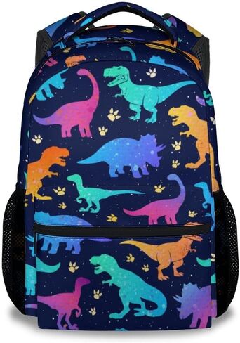 Dinosaur Backpack for Boys Girls, School Backpack for Kids, 17 Inch Kids Bookbag for Elementary Middle School, Funny, Colorful Durable Girls Dinosaur Backpacks in Saudi Arabia