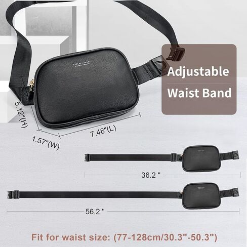 APHISON Fanny Packs for Women Belt Bag Crossbody Bags for Women Mini Everywhere Fashion Waist Bag Vegan Leather Purse with Adjustable Strap in Saudi Arabia