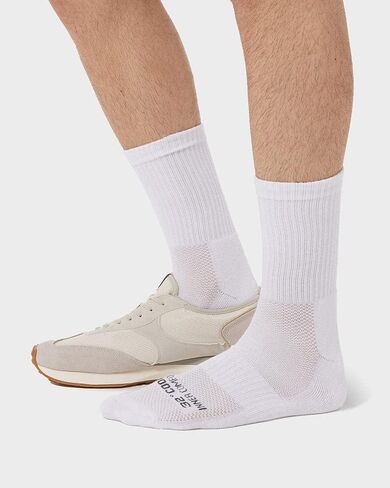 32 DEGREEES Men's 5 Pack Comfort Crew Socks | Anti-Odor | Arch Support| Active | Casual | Work in Saudi Arabia
