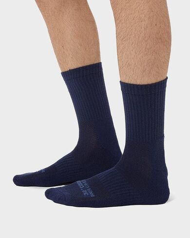 32 DEGREEES Men's 5 Pack Comfort Crew Socks | Anti-Odor | Arch Support| Active | Casual | Work in Saudi Arabia