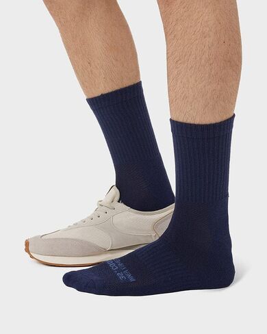 32 DEGREEES Men's 5 Pack Comfort Crew Socks | Anti-Odor | Arch Support| Active | Casual | Work in Saudi Arabia