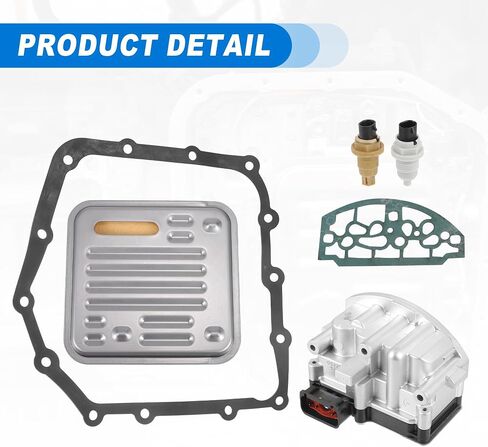 ACROPIX A604/41TE Transmission Governor Pressure EPC Solenoid Filter Gasket Kit Fit for Chrysler Sebring 2001-2010 No.4864505AB - Pack of 6 in Saudi Arabia