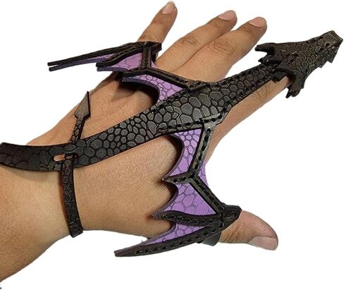 الجلود اليد التنين مخالب سوار للرجال، خمر اليدوية التفاف حول المعصم إصبع سوار Funy تأثيري حزب المعصم الكفة سوار المجوهرات هدية in Kuwait