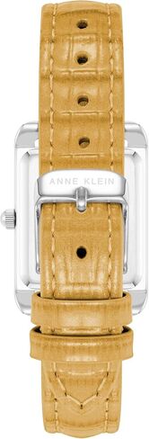 Anne Klein Women's Shiny Croco-Grain Leather Strap Watch in Saudi Arabia