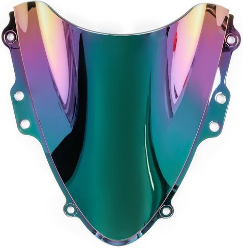 WYNMOTO دراجة نارية داكنة إيريديوم فقاعة مزدوجة الزجاج الأمامي متوافق مع سوزوكي 04 05 GSX-R 600 GSXR 750 GSXR600 GSXR750 K4 2004 2005 (إيريديوم عميق) in Kuwait