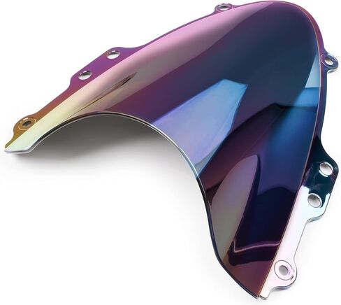 WYNMOTO دراجة نارية داكنة إيريديوم فقاعة مزدوجة الزجاج الأمامي متوافق مع سوزوكي 04 05 GSX-R 600 GSXR 750 GSXR600 GSXR750 K4 2004 2005 (إيريديوم عميق) in Kuwait