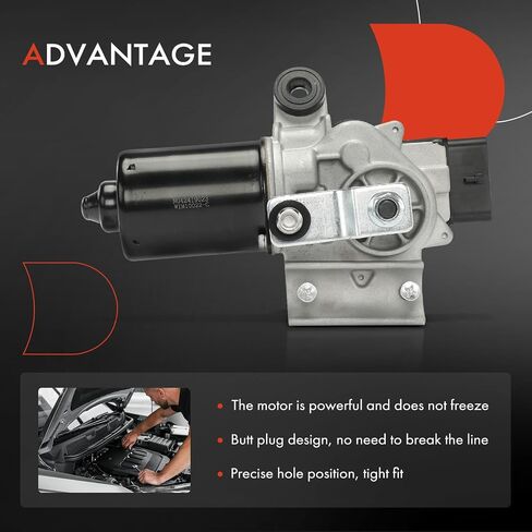 A-Premium Front Windshield Wiper Motor Compatible with Chevrolet Malibu 2009-2012 & Pontiac G6 2009-2010 & Saturn Aura 2009, Replace# 25895883 in Saudi Arabia