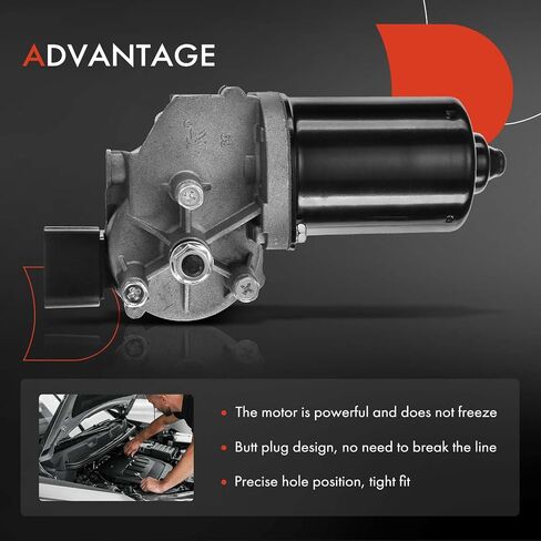 محرك ممسحة الزجاج الأمامي الممتاز A-Premium متوافق مع سيارات Audi - A4/A4 Quattro 1999 2000 2001، A6 2000-2003، A6 Quattro 2000-2002، Allroad Quattro 2001-2003، S4 2000-2002، 4-Pin in Saudi Arabia