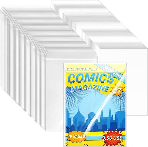 75 مجموعة من حقائب وألواح الكتب الهزلية بالحجم الحالي، وأغلفة الكتب الهزلية الشفافة القابلة لإعادة الاستخدام مع تخزين مجلة القصص المصورة العادية من الورق المقوى الأبيض على الوجهين للأعمال التجارية الصغيرة in Kuwait