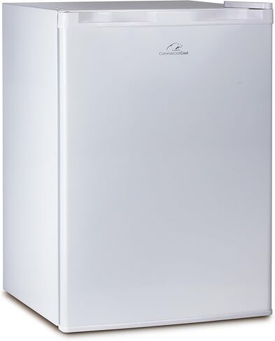 Commercial Cool CCR45W Compact Single Door Refrigerator and Freezer, 4.5 Cu. Ft. Mini Fridge, Black in Kuwait