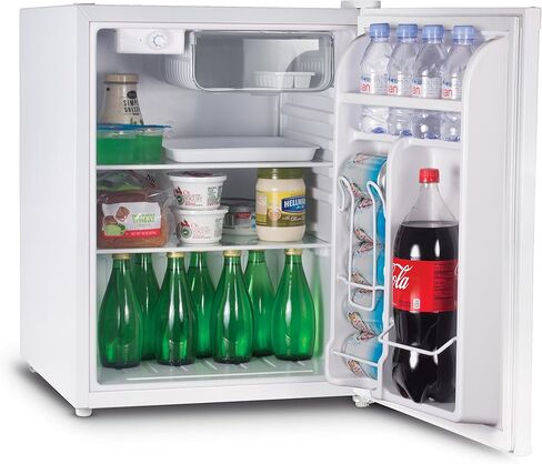 Commercial Cool CCR45W Compact Single Door Refrigerator and Freezer, 4.5 Cu. Ft. Mini Fridge, Black in Kuwait