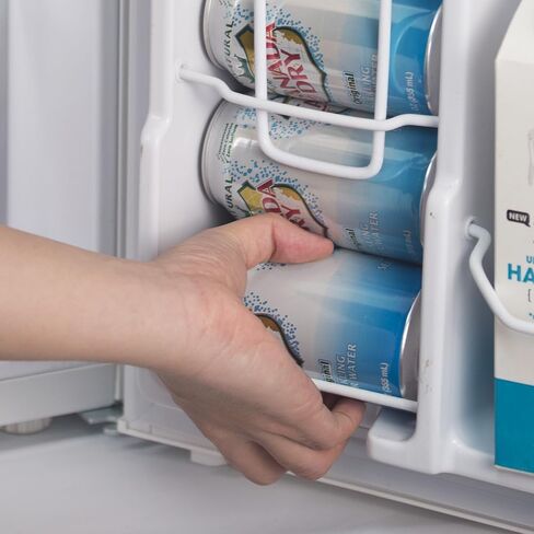 Commercial Cool CCR45W Compact Single Door Refrigerator and Freezer, 4.5 Cu. Ft. Mini Fridge, Black in Kuwait