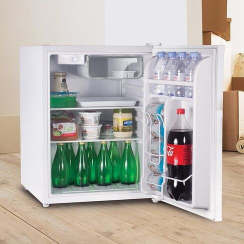 Commercial Cool CCR45W Compact Single Door Refrigerator and Freezer, 4.5 Cu. Ft. Mini Fridge, Black in Kuwait