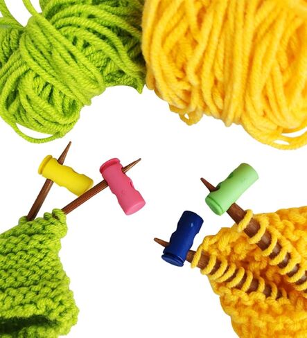 4 قطع سدادات غرز الحياكة، واقيات نقاط الإبرة الملونة، سدادة إبرة الربيع، هدايا الحياكة، مستلزمات الحياكة والكروشيه، ملحقات وأدوات الحياكة in Kuwait