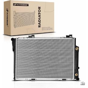 A-Premium Engine Coolant Radiator with Transmission Oil Cooler Compatible with Mercedes-Benz C220 1994-1996 C230 1997-1998 CLK320 1998-2003, Automatic Transmission, Replace# 2025002203